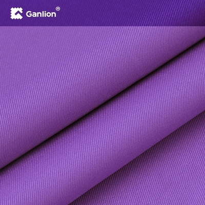 Plain 1/1 Workwear Stretch Polyester Cotton Spandex Fabric Anti Chlorine