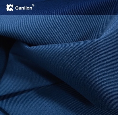 Indigo Poly Cotton Police Uniform Fabric Twill 3/1 UV Proof