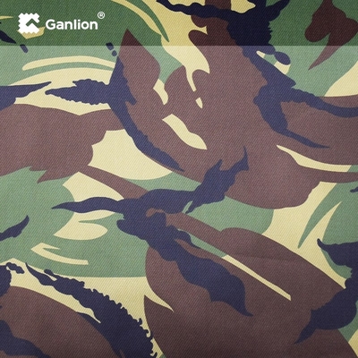 Polyester Cotton IRR Jungle Military Camo Anti Infrared Fabric Twill 3/1