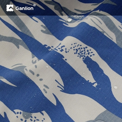 Polyester Cotton Lizard camouflage Camo Fabric 260GSM Angled Twill 2/1