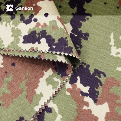 IRR WR Poly Cotton Outdoor Waterproof Camo Fabric Ripstop 3*3