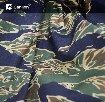 Lizard camouflage Nylon Cotton Fabric Camo Waterproof Material Ripstop 2*2