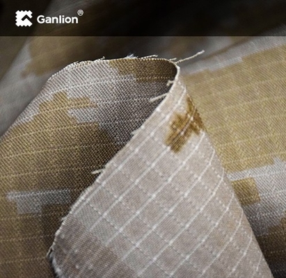 Nylon Cotton Spandex IRR Desert Camouflage Camo Stretch Fabric Twill Ripstop