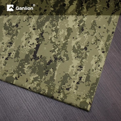 100% Polyester Green Digital Waterproof Camo Fabric Plain Equipment Fabric