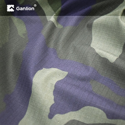 Nylon Cotton Camo 230GSM Nylon Cotton Ripstop Fabric For Combat Uniforms