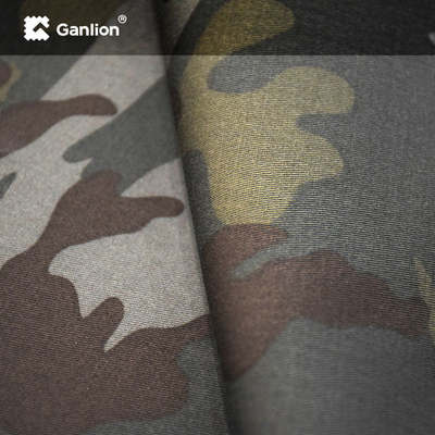 Cotton Spandex Jungle Fashion Twill Camo Stretch Fabric For Military Uniform