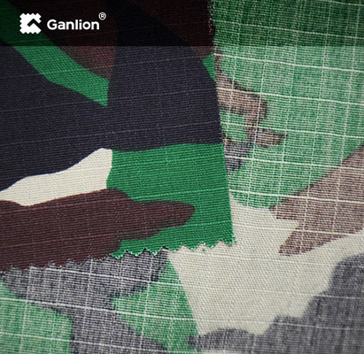 C8 WR OR SR Nylon Cotton Spandex Camo Stretch Fabric Anti Mosquito