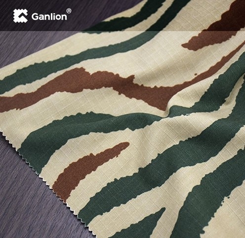 220GSM Poly Cotton Camouflage Military Uniform Fabric Ripstop 3*3