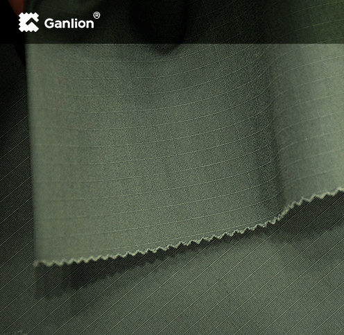 180GSM Nylon Cotton Spandex Anti Bacterial Fabric Ripstop 2*2