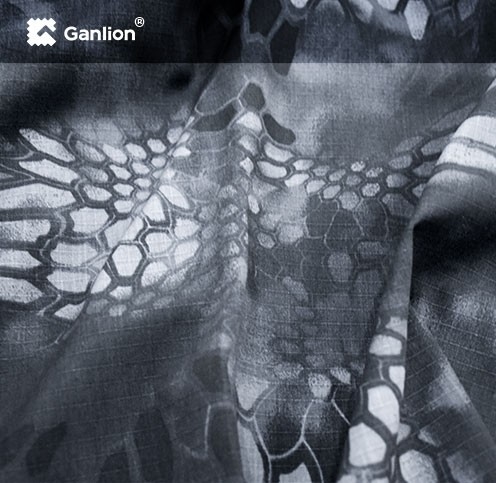 Teflon T400 Python Camouflage Camo Stretch Fabric Ripstop 2*2