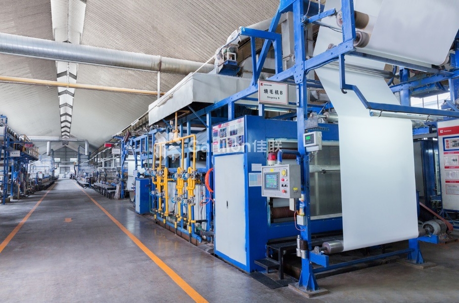 Mianyang Jialian printing and dyeing Co., Ltd. manufacturer production line