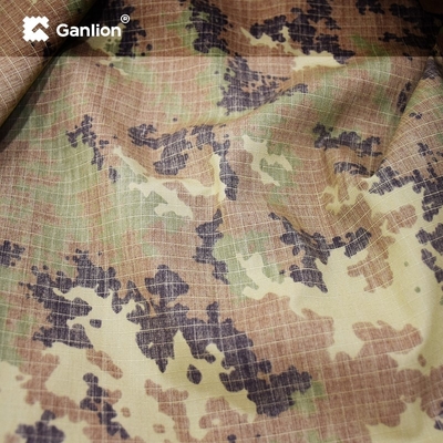 IRR WR Polyester Cotton  Camouflage Anti Infrared Fabric Ripstop 3*3