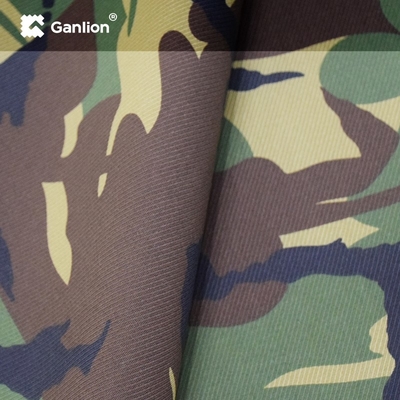 Polyester Cotton IRR Jungle camouflage Camo Anti Infrared Fabric Twill 3/1
