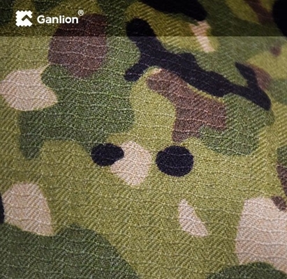 IRR WR Aramid Viscose camouflage ACU Waterproof Camo Fabric Ripstop