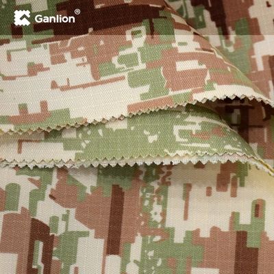 Royal Guard Camouflage Military Uniform Fabric Angled Twill Ripstop