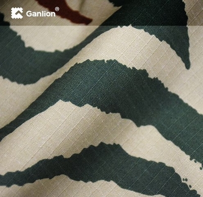 220GSM Poly Cotton Camouflage Military Uniform Fabric Ripstop 3*3