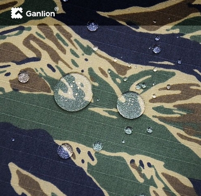 Lizard camouflage Nylon Cotton Fabric Camo Waterproof Material Ripstop 2*2