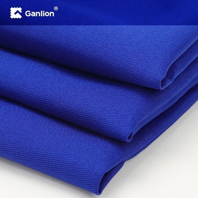 Poly Cotton Antistatic Workwear Material 235GSM Petrochemical Cloth Fabric
