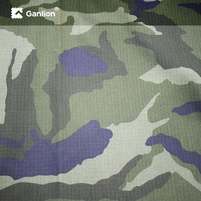 Nylon Cotton Camo 230GSM Nylon Cotton Ripstop Fabric For Camouflage Uniforms