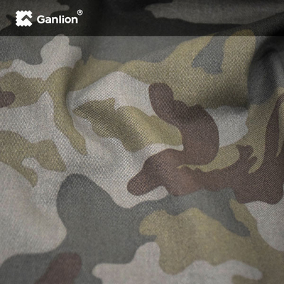 Cotton Spandex Jungle Fashion Twill Camo Stretch Fabric For camouflage Uniform
