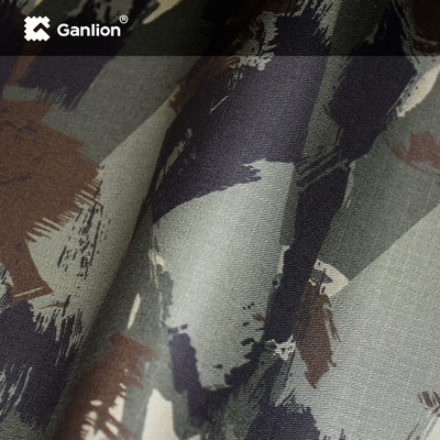 Polyester Cotton New Camo Pattern camouflage Uniform Fabric Ribstop Material