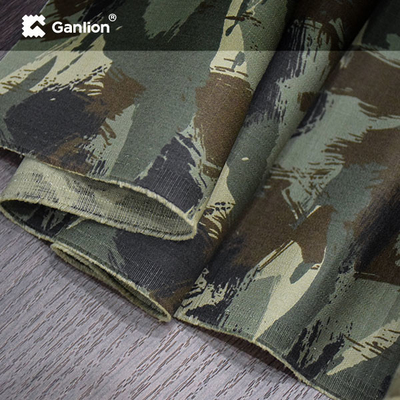 Polyester Cotton New Camo Pattern camouflage Uniform Fabric Ribstop Material