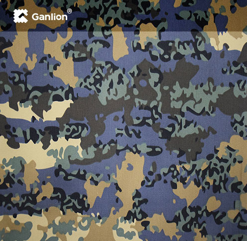 camouflage Waterproof Camo Material Satin 4/1 For BDU ACU Clothing