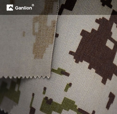 Viscose Aramid WR camouflage Digital Camo Waterproof Camo Fabric Flame Retardant