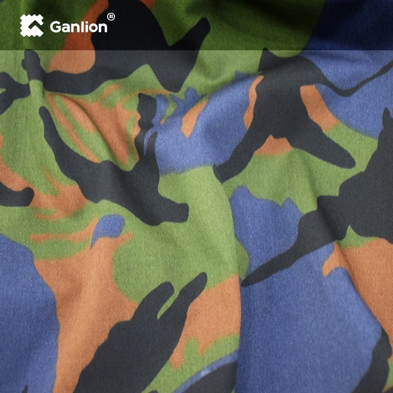 Polyester Cotton Camouflage Military Cloth Fabric Twill 3/1 240GSM