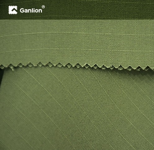 Cotton Nylon IRR WR OR SR Green Military Uniform Fabric 225GSM Ripstop 2*2