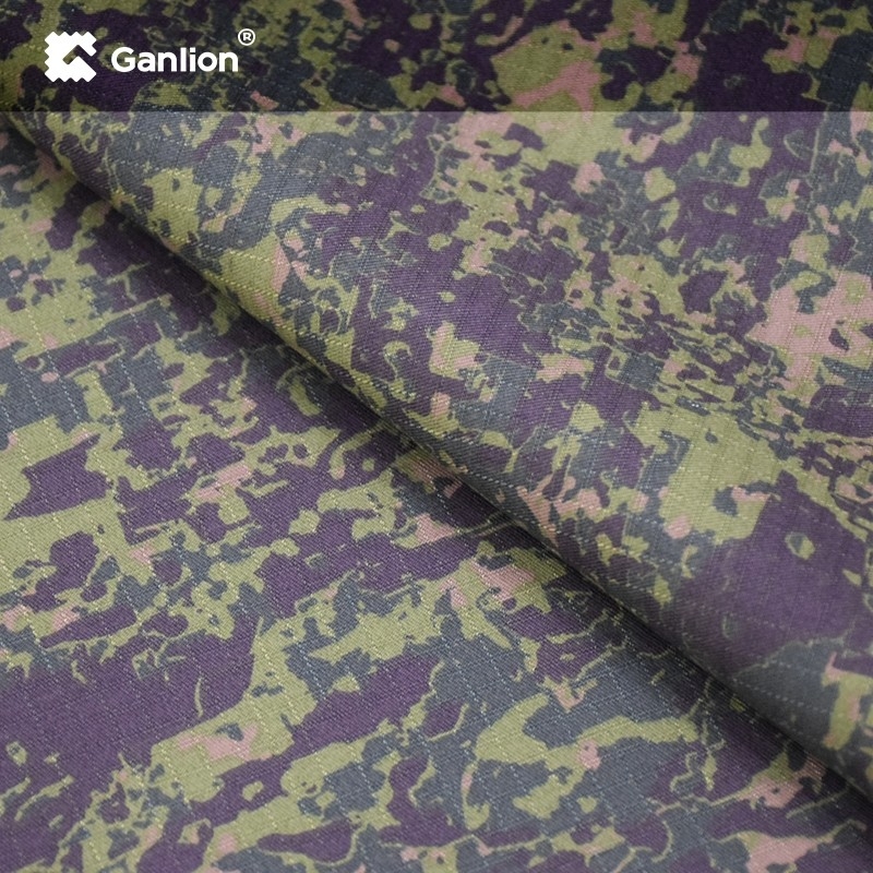 Polyester Cotton WR Camo camouflage Uniform Fabric Twill 2/2