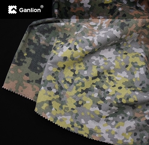 Aramid Multicomponent-5 Blends Army Camo Fabric Anti Infrared