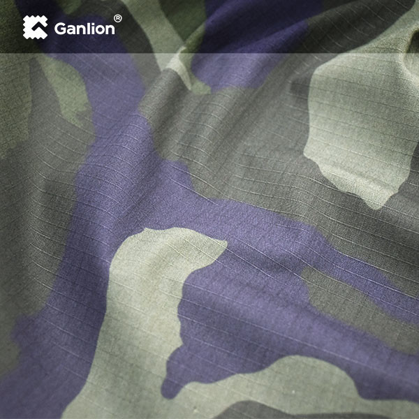 Nylon Cotton Camo 230GSM Nylon Cotton Ripstop Fabric For Camouflage Uniforms