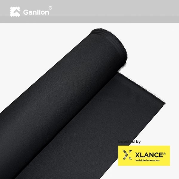 Black Cotton Polyester XLA Stretched Workwear Fabric 235GSM Full Sleeve Shirts