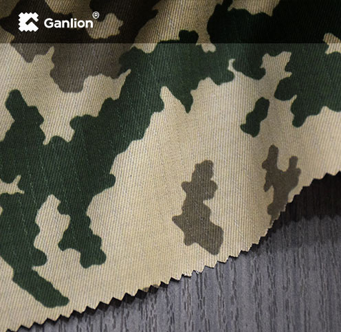 Anti Mosquito Nylon Cotton Fabric IRR camouflage Uniform Material
